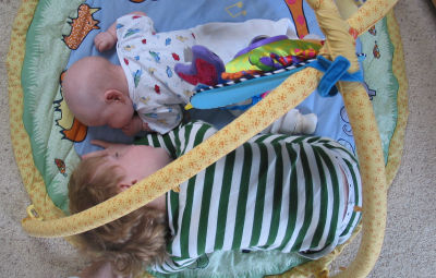 Joël and Eric sleeping