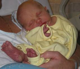 Joël asleep on day 2