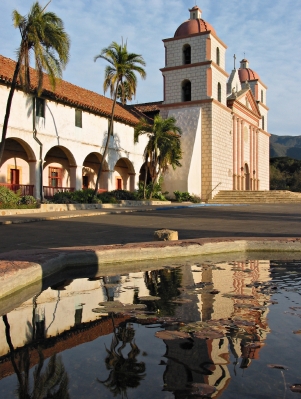 The mission of Santa Barbara The mission of Santa Barbara