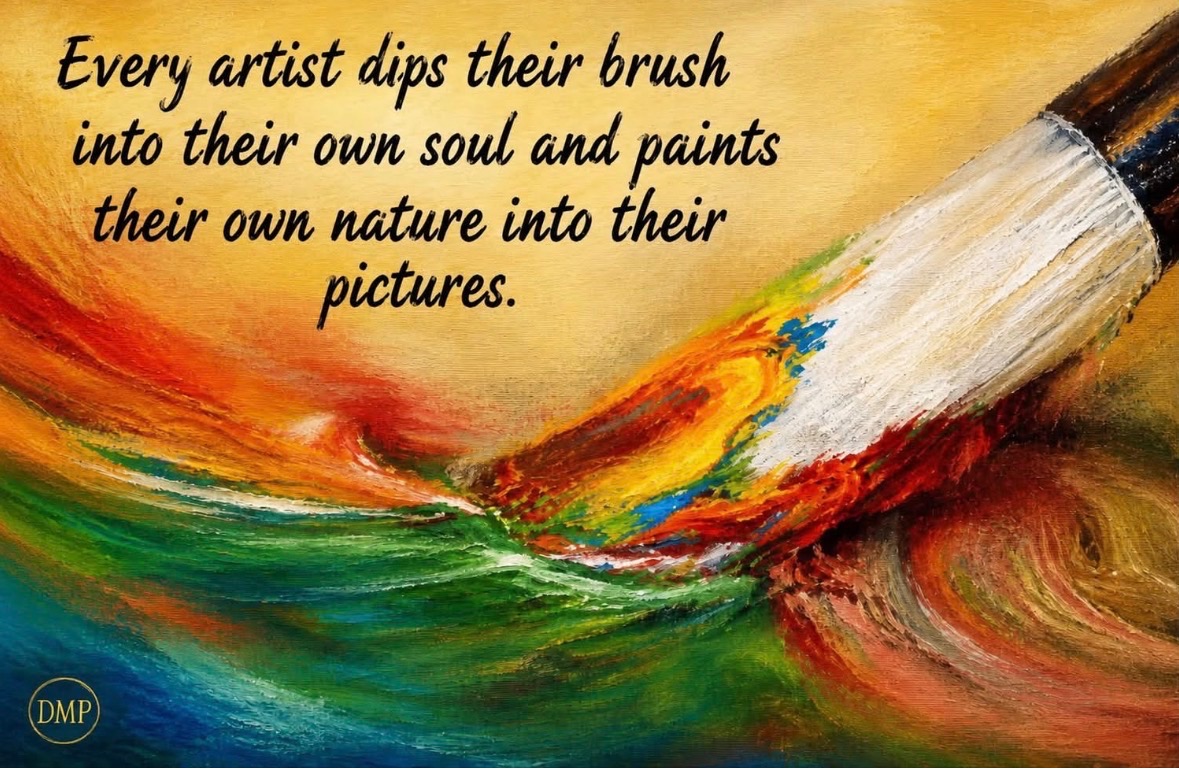 painting comes from the soul